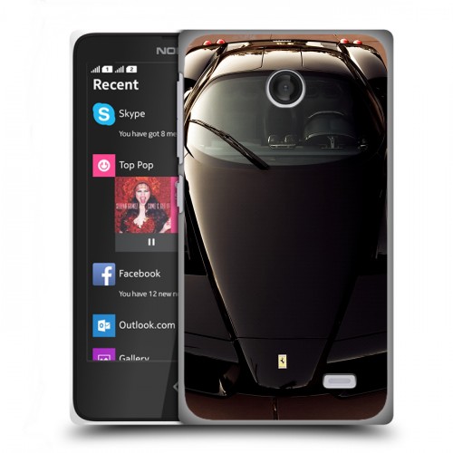 Дизайнерский пластиковый чехол для Nokia X Ferrari