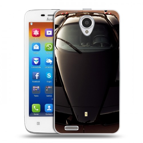 Дизайнерский пластиковый чехол для Lenovo S650 Ideaphone Ferrari