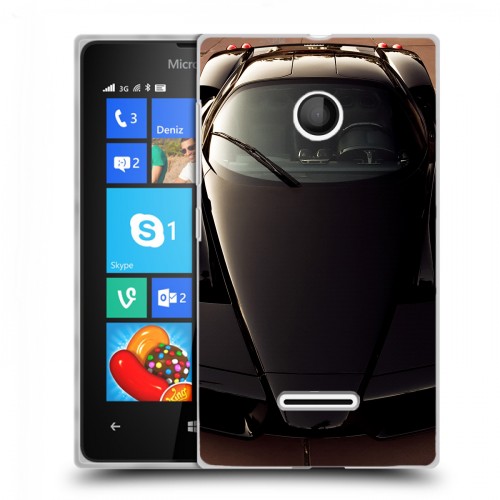 Дизайнерский пластиковый чехол для Microsoft Lumia 435 Ferrari