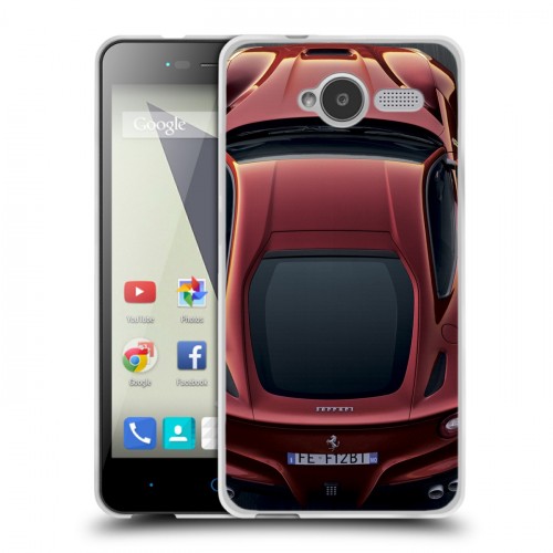 Дизайнерский пластиковый чехол для ZTE Blade L3 Ferrari