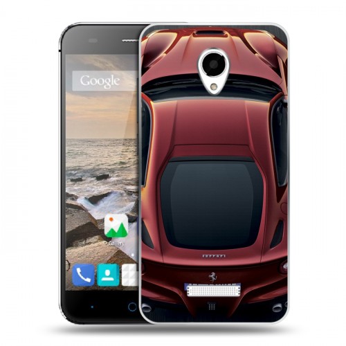 Дизайнерский силиконовый чехол для Micromax Canvas Spark Ferrari