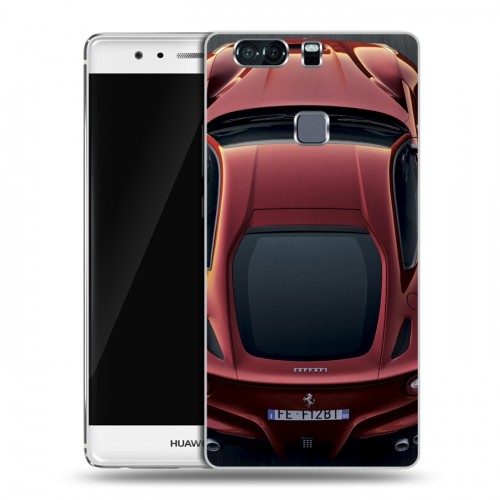 Дизайнерский пластиковый чехол для Huawei P9 Plus Ferrari