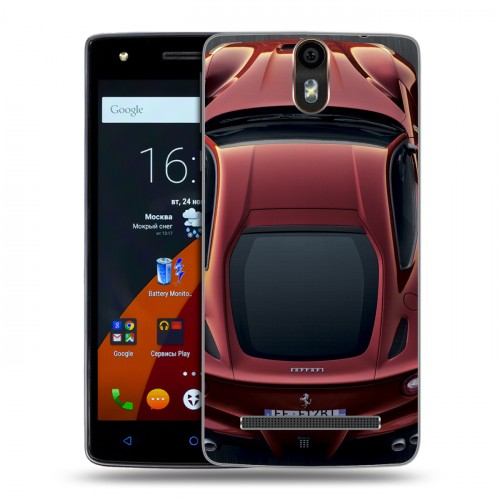 Дизайнерский силиконовый чехол для Wileyfox Storm Ferrari