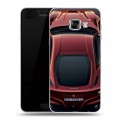 Дизайнерский пластиковый чехол для Samsung Galaxy C5 Ferrari