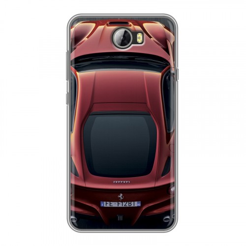 Дизайнерский силиконовый чехол для Huawei Y5 II Ferrari