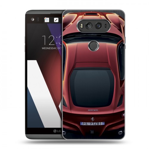 Дизайнерский пластиковый чехол для LG V20 Ferrari