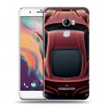 Дизайнерский пластиковый чехол для HTC One X10 Ferrari