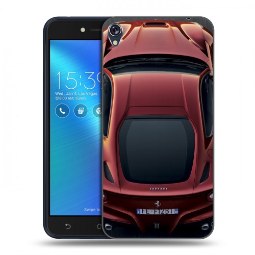 Дизайнерский пластиковый чехол для Asus ZenFone Live Ferrari