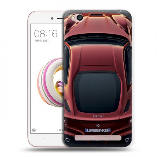 Дизайнерский пластиковый чехол для Xiaomi RedMi 5A Ferrari