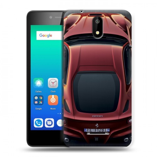 Дизайнерский силиконовый чехол для Micromax Q409 Ferrari