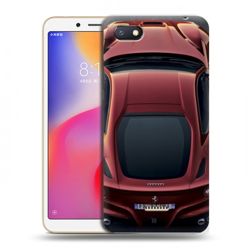 Дизайнерский пластиковый чехол для Xiaomi RedMi 6A Ferrari