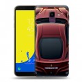 Дизайнерский пластиковый чехол для Samsung Galaxy J6 Ferrari