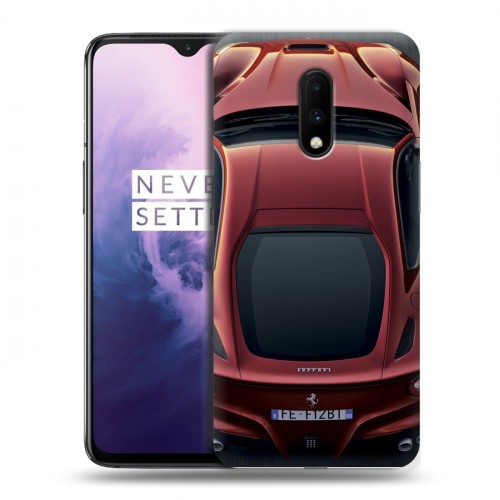 Дизайнерский пластиковый чехол для OnePlus 7 Ferrari