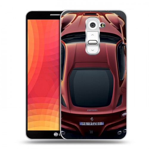 Дизайнерский пластиковый чехол для LG Optimus G2 Ferrari