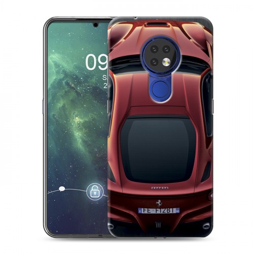 Дизайнерский силиконовый чехол для Nokia 6.2 Ferrari