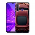 Дизайнерский силиконовый чехол для Realme 5 Ferrari