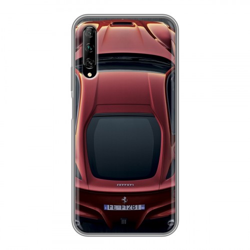 Дизайнерский пластиковый чехол для Huawei Y9s Ferrari