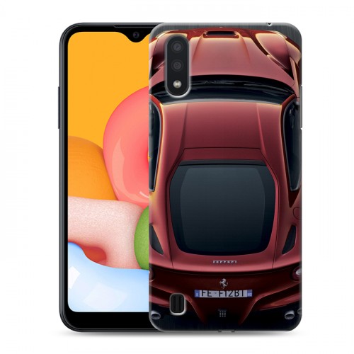 Дизайнерский силиконовый чехол для Samsung Galaxy M01 Ferrari