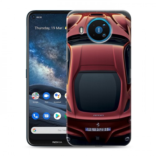 Дизайнерский силиконовый чехол для Nokia 8.3 Ferrari