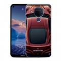 Дизайнерский силиконовый чехол для Nokia 5.4 Ferrari