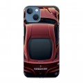 Дизайнерский силиконовый чехол для Iphone 13 Ferrari