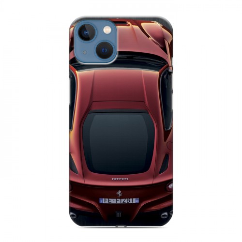 Дизайнерский силиконовый чехол для Iphone 13 Ferrari