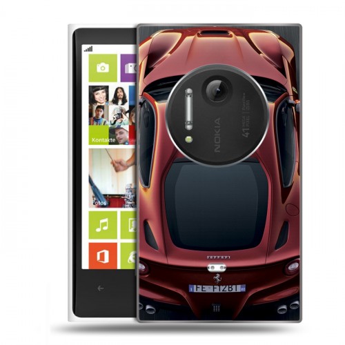 Дизайнерский пластиковый чехол для Nokia Lumia 1020 Ferrari