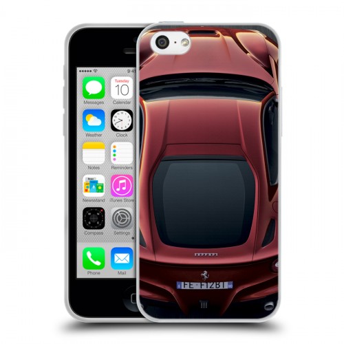 Дизайнерский пластиковый чехол для Iphone 5c Ferrari