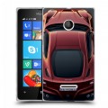 Дизайнерский пластиковый чехол для Microsoft Lumia 435 Ferrari