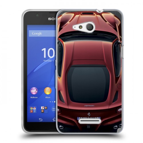 Дизайнерский пластиковый чехол для Sony Xperia E4g Ferrari