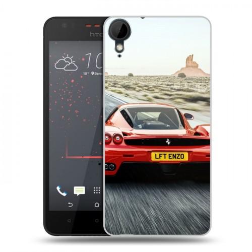 Дизайнерский пластиковый чехол для HTC Desire 825 Ferrari