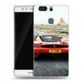 Дизайнерский пластиковый чехол для Huawei P9 Plus Ferrari