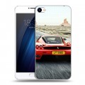 Дизайнерский пластиковый чехол для Meizu U20 Ferrari