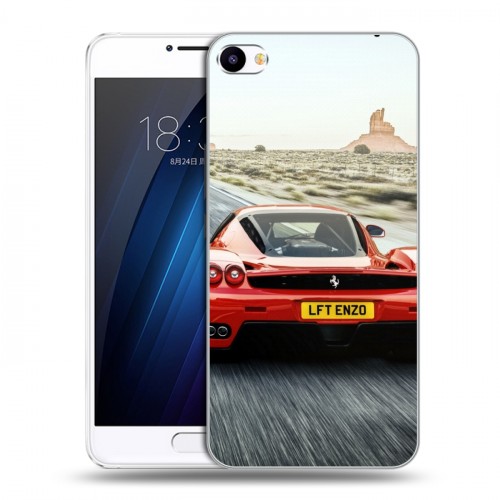 Дизайнерский пластиковый чехол для Meizu U20 Ferrari