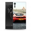 Дизайнерский пластиковый чехол для Sony Xperia XZs Ferrari