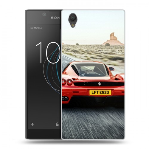 Дизайнерский пластиковый чехол для Sony Xperia L1 Ferrari