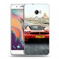 Дизайнерский пластиковый чехол для HTC One X10 Ferrari