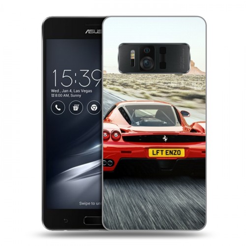 Дизайнерский силиконовый чехол для ASUS ZenFone AR Ferrari