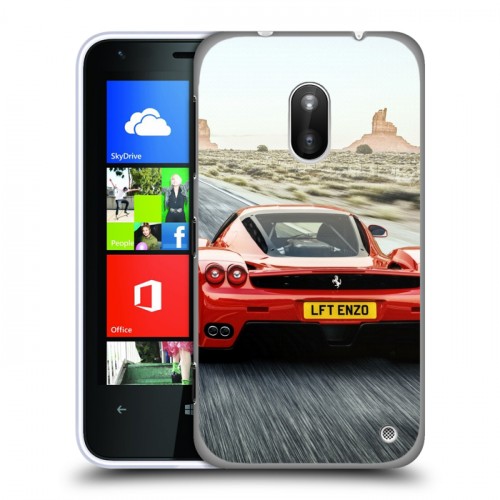 Дизайнерский пластиковый чехол для Nokia Lumia 620 Ferrari