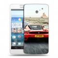 Дизайнерский пластиковый чехол для Huawei Ascend D2 Ferrari