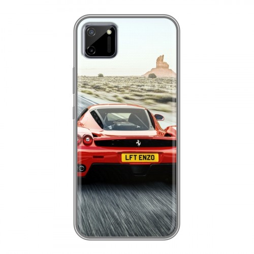 Дизайнерский силиконовый чехол для Realme C11 Ferrari