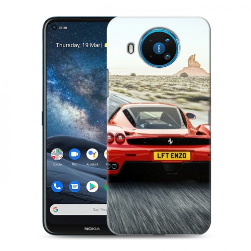 Дизайнерский силиконовый чехол для Nokia 8.3 Ferrari