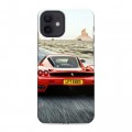 Дизайнерский силиконовый чехол для Iphone 12 Ferrari