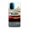 Дизайнерский силиконовый чехол для Xiaomi Poco F3 Ferrari