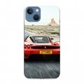 Дизайнерский силиконовый чехол для Iphone 13 Ferrari