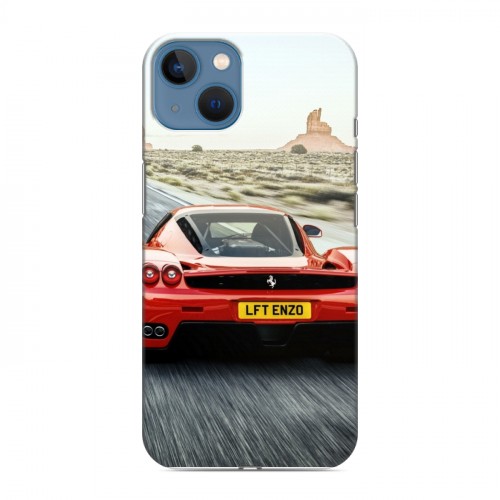 Дизайнерский силиконовый чехол для Iphone 13 Ferrari