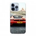 Дизайнерский силиконовый чехол для Iphone 13 Pro Ferrari