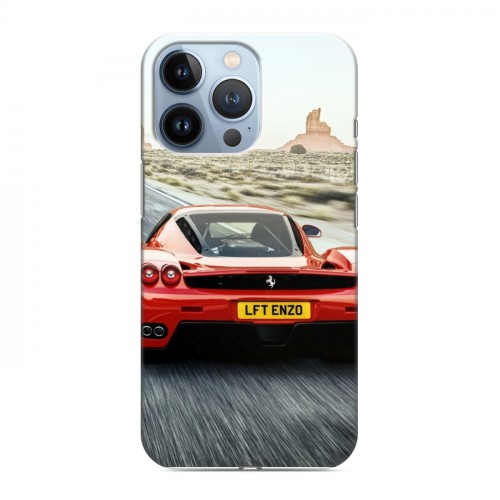 Дизайнерский силиконовый чехол для Iphone 13 Pro Ferrari