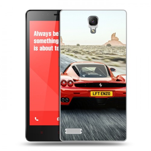 Дизайнерский силиконовый чехол для Xiaomi RedMi Note Ferrari