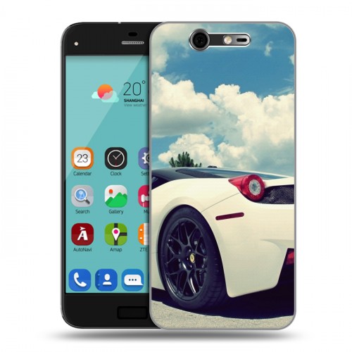 Дизайнерский силиконовый чехол для ZTE Blade S7 Ferrari